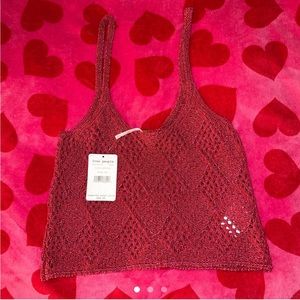 free people crochet top